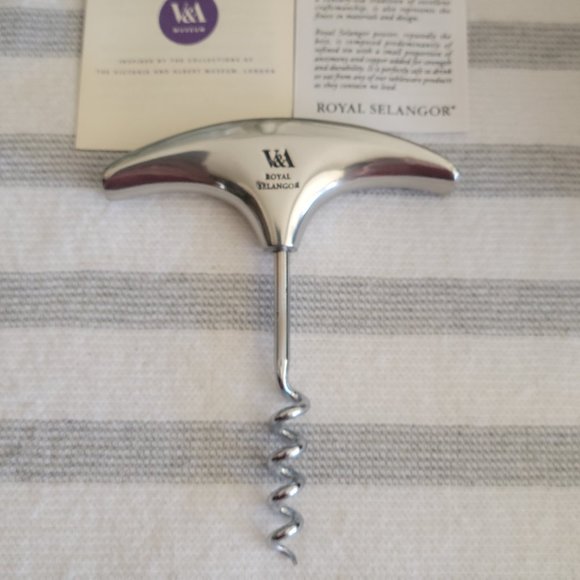 NIB Royal Selangor Victoria and Albert Museum William Morris Pewter Corkscrew - Picture 8 of 12